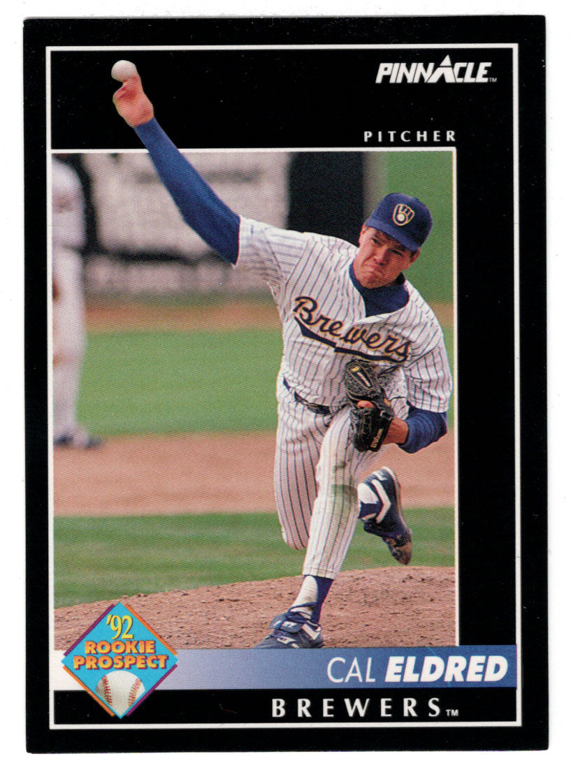 Cal Eldred - Milwaukee Brewers (MLB Baseball Card) 1992 Score Pinnacle # 249 Mint