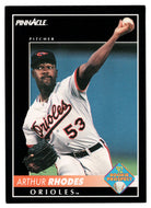 Arthur Rhodes - Baltimore Orioles (MLB Baseball Card) 1992 Score Pinnacle # 251 Mint