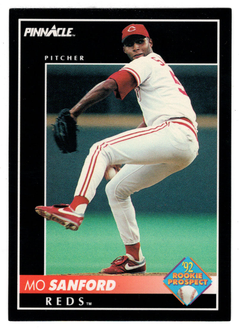 Mo Sanford - Cincinnati Reds (MLB Baseball Card) 1992 Score Pinnacle # 254 Mint