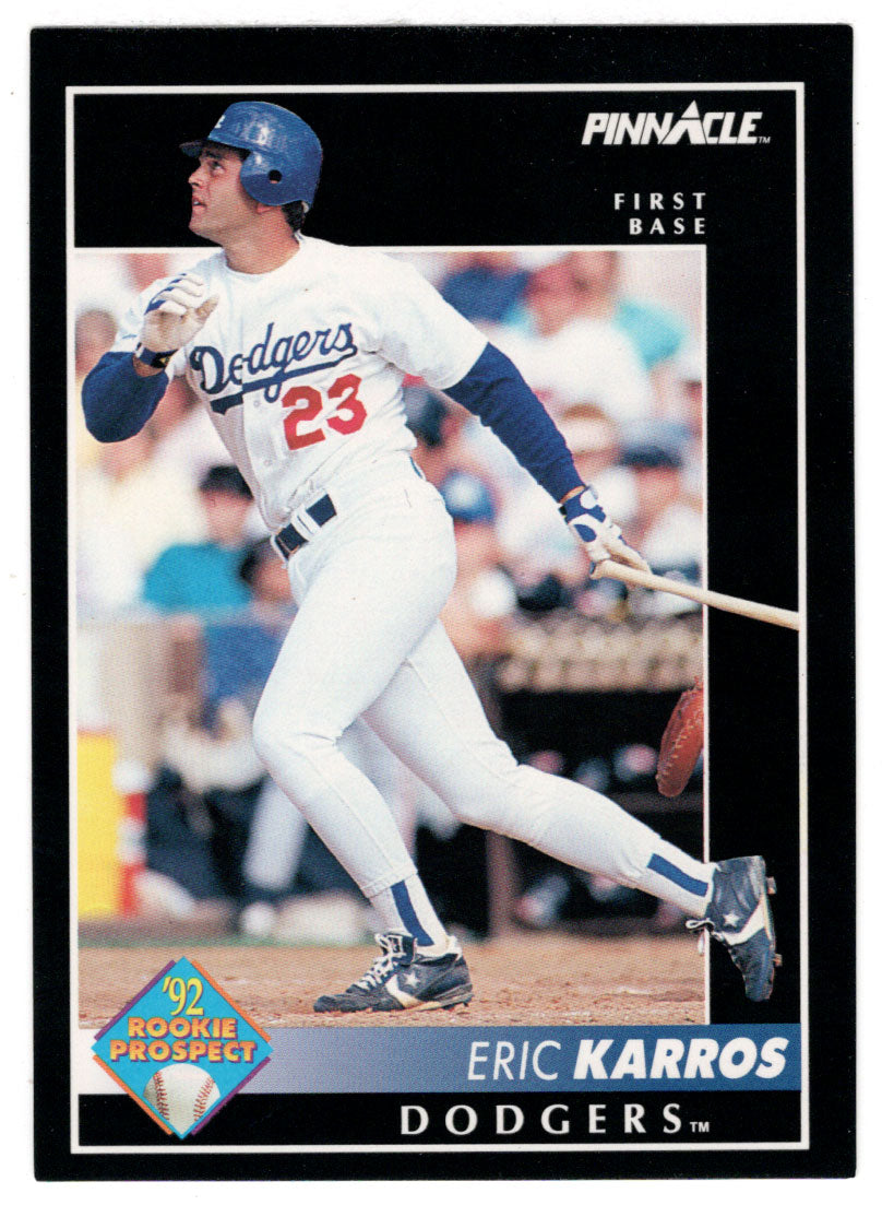 Eric Karros - Los Angeles Dodgers (MLB Baseball Card) 1992 Score Pinnacle # 256 Mint