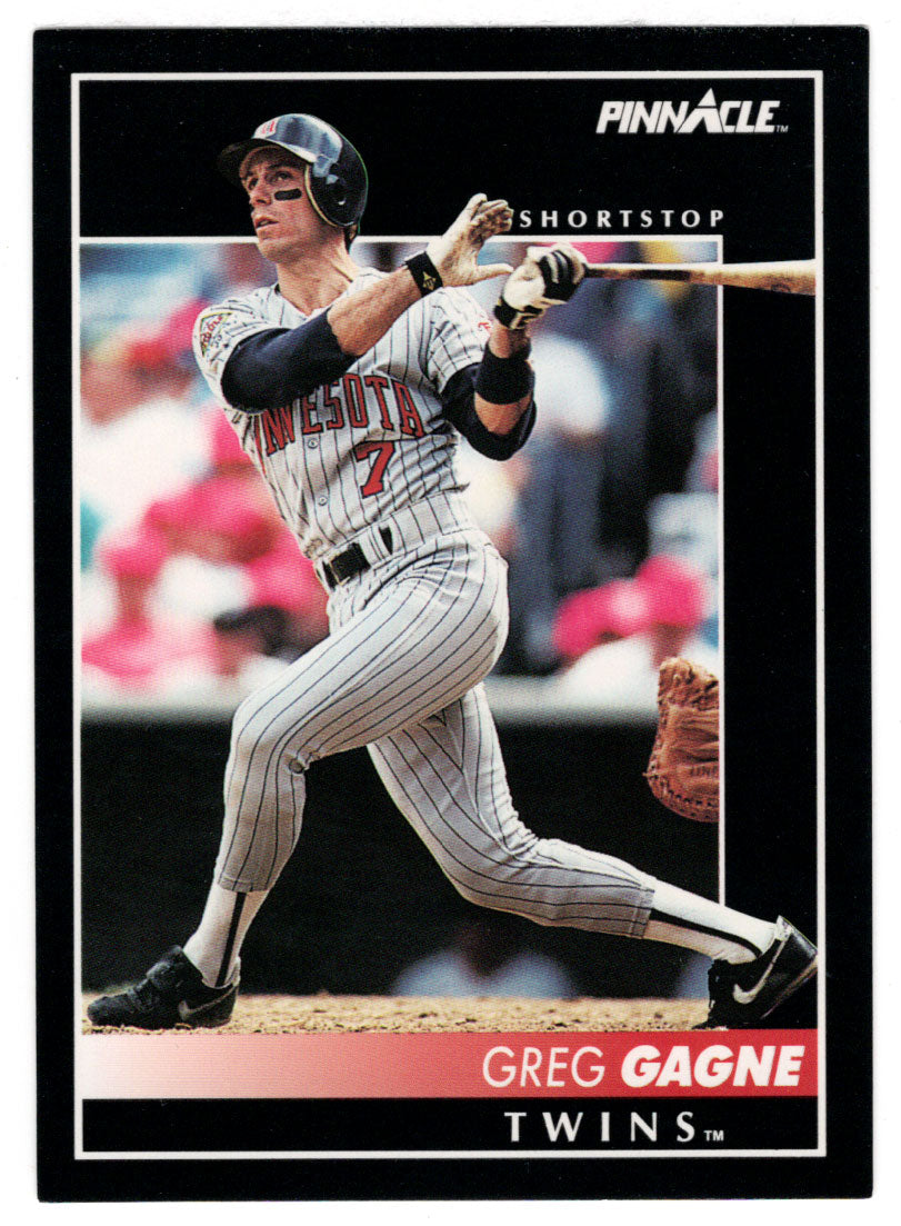 Greg Gagne - Minnesota Twins (MLB Baseball Card) 1992 Score Pinnacle # 262 Mint
