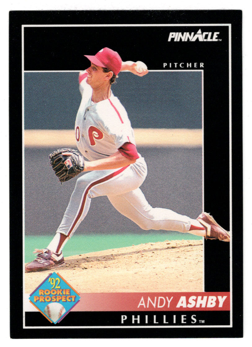 Andy Ashby - Philadelphia Phillies (MLB Baseball Card) 1992 Score Pinnacle # 265 Mint