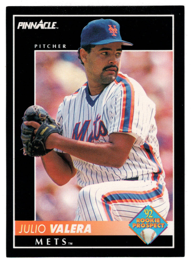 Julio Valera - New York Mets (MLB Baseball Card) 1992 Score Pinnacle # 267 Mint