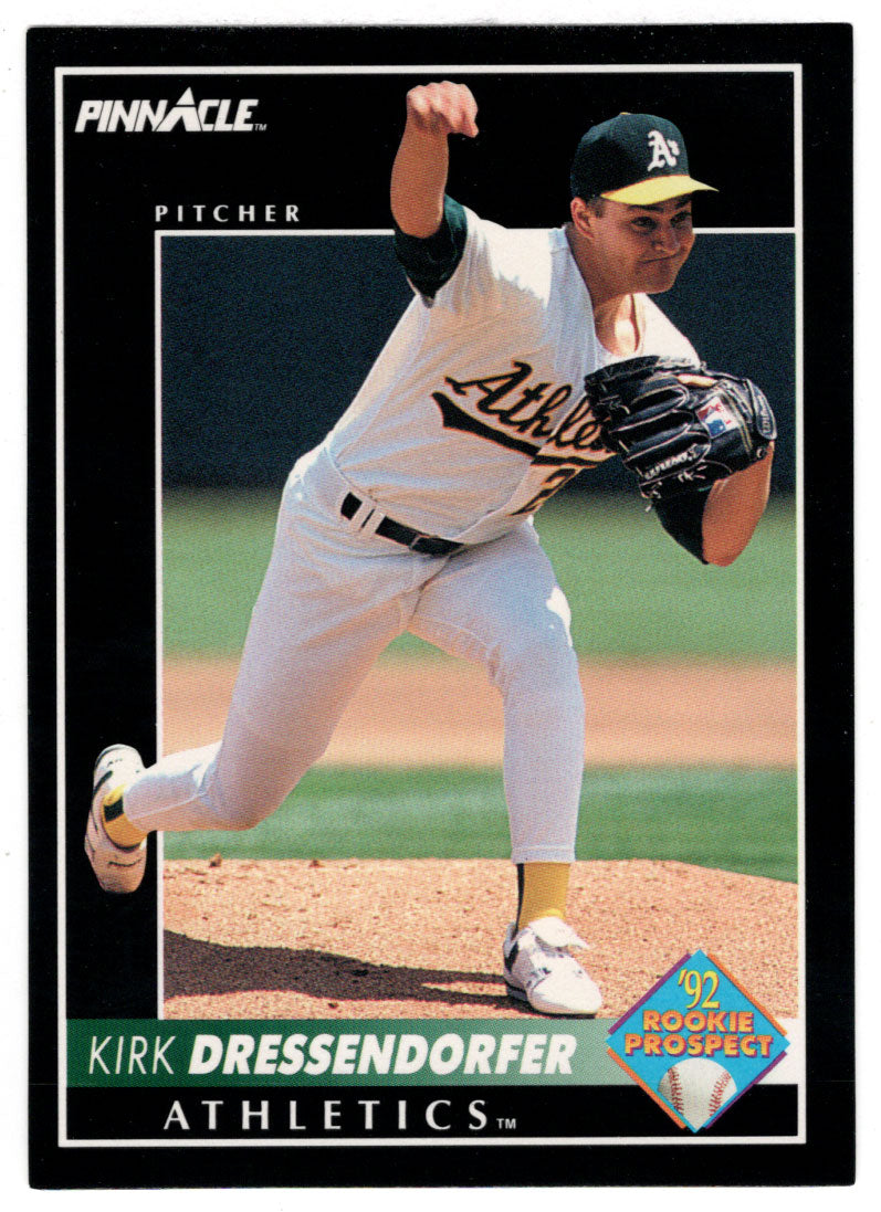 Kirk Dressendorfer - Oakland Athletics (MLB Baseball Card) 1992 Score Pinnacle # 270 Mint