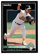 Kirk Dressendorfer - Oakland Athletics (MLB Baseball Card) 1992 Score Pinnacle # 270 Mint