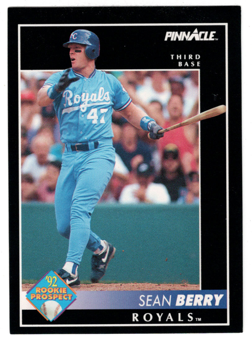 Sean Berry - Kansas City Royals (MLB Baseball Card) 1992 Score Pinnacle # 271 Mint