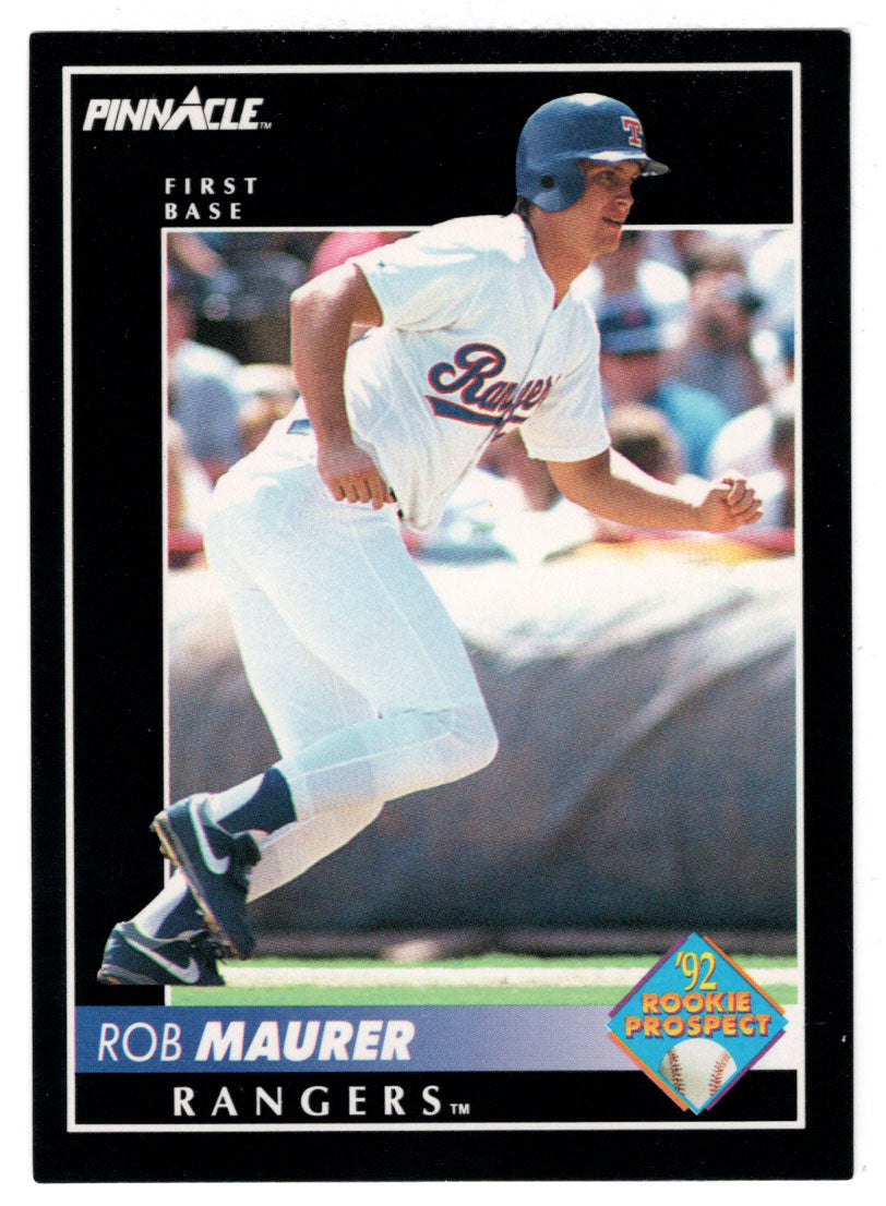 Rob Maurer RC - Texas Rangers (MLB Baseball Card) 1992 Score Pinnacle # 273 Mint