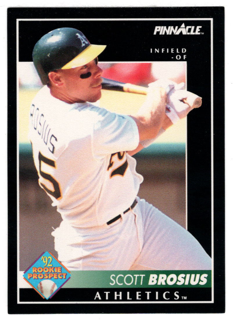 Scott Brosius RC - Oakland Athletics (MLB Baseball Card) 1992 Score Pinnacle # 274 Mint