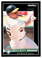 Scott Brosius RC - Oakland Athletics (MLB Baseball Card) 1992 Score Pinnacle # 274 Mint