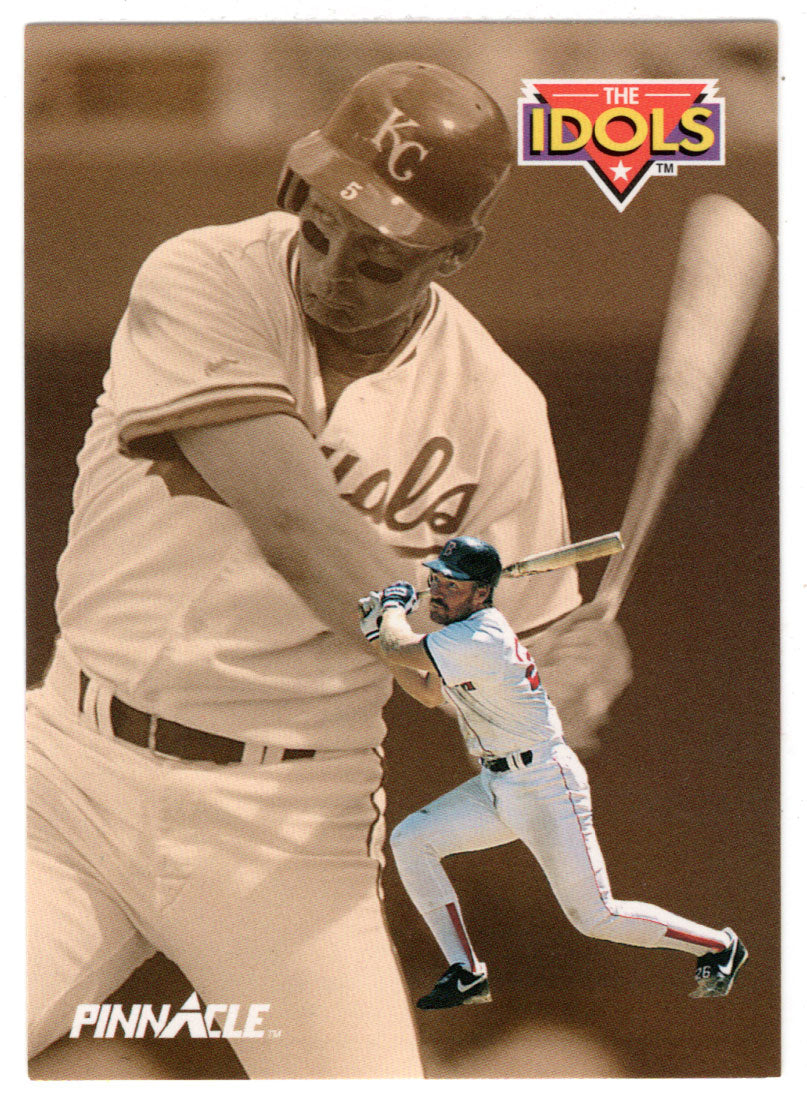 Wade Boggs - George Brett - The Idols (MLB Baseball Card) 1992 Score Pinnacle # 282 Mint