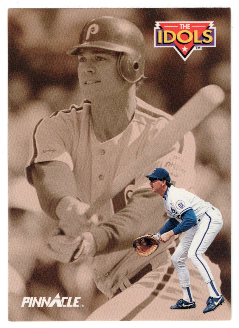 Wally Joyner - Dale Murphy - The Idols (MLB Baseball Card) 1992 Score Pinnacle # 284 Mint