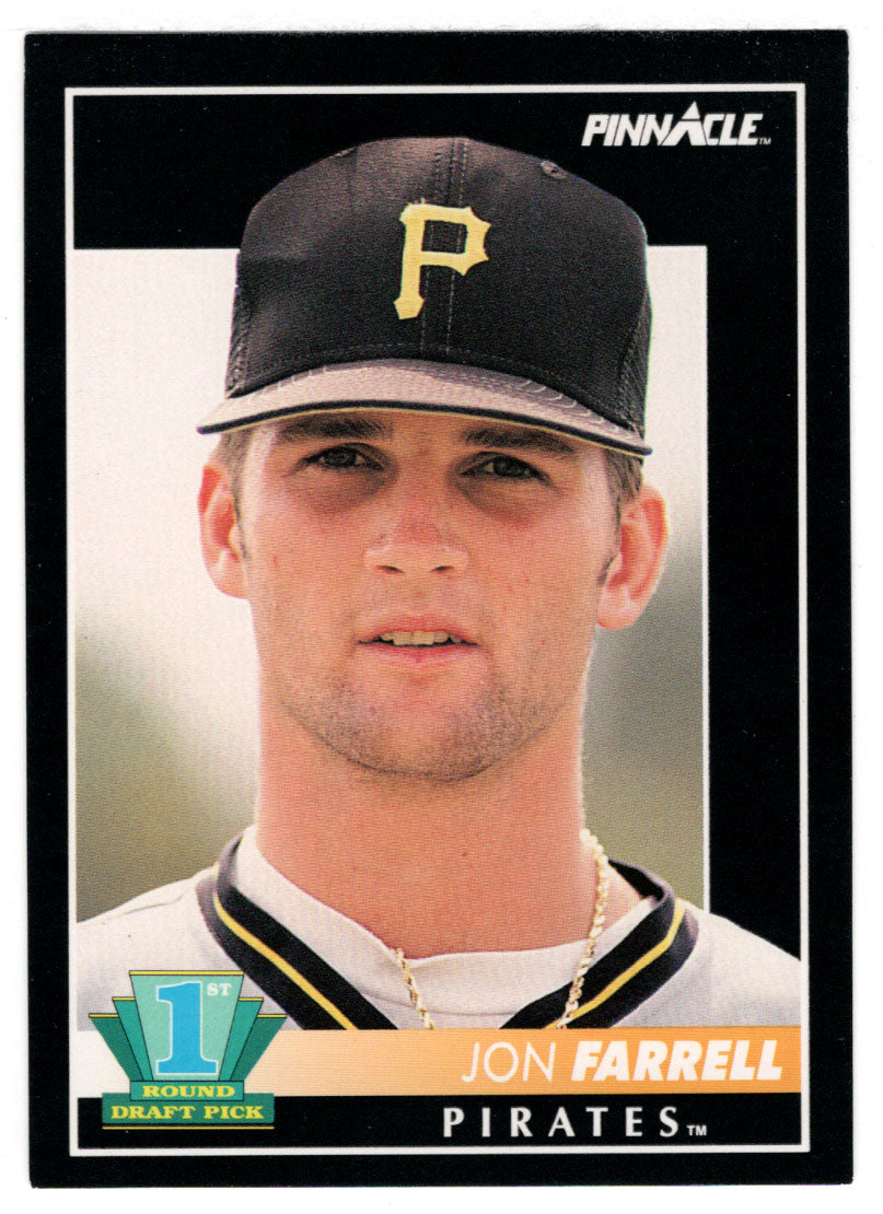 Jon Farrell RC - Pittsburgh Pirates (MLB Baseball Card) 1992 Score Pinnacle # 299 Mint