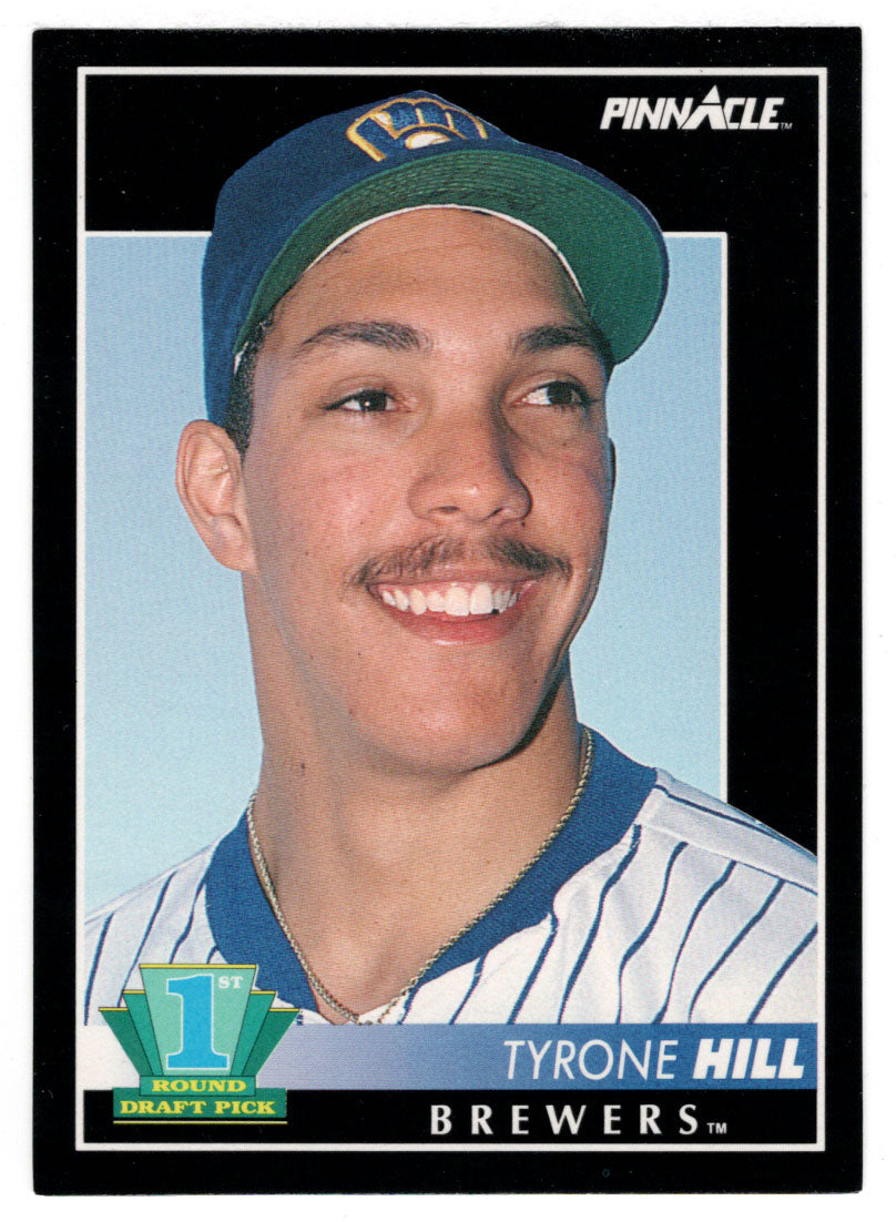 Tyrone Hill RC - Milwaukee Brewers (MLB Baseball Card) 1992 Score Pinnacle # 301 Mint