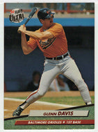 Glenn Davis - Baltimore Orioles (MLB Baseball Card) 1992 Fleer Ultra # 1 Mint