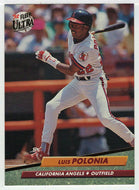 Luis Polonia - California Angels (MLB Baseball Card) 1992 Fleer Ultra # 29 Mint