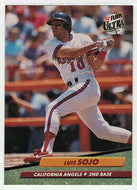 Luis Sojo - California Angels (MLB Baseball Card) 1992 Fleer Ultra # 31 Mint