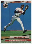 Mark Whiten - Cleveland Indians (MLB Baseball Card) 1992 Fleer Ultra # 55 Mint