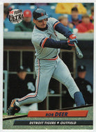 Rob Deer - Detroit Tigers (MLB Baseball Card) 1992 Fleer Ultra # 58 Mint