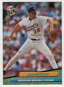 Don August - Milwaukee Brewers (MLB Baseball Card) 1992 Fleer Ultra # 78 Mint