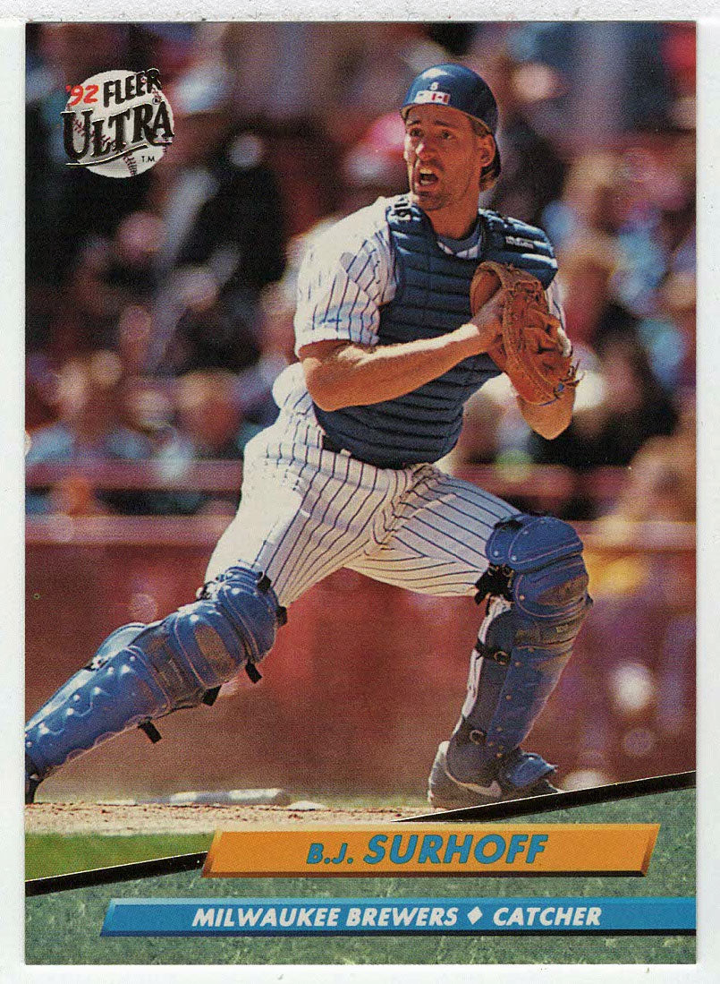 B.J. Surhoff - Milwaukee Brewers (MLB Baseball Card) 1992 Fleer Ultra # 85 Mint