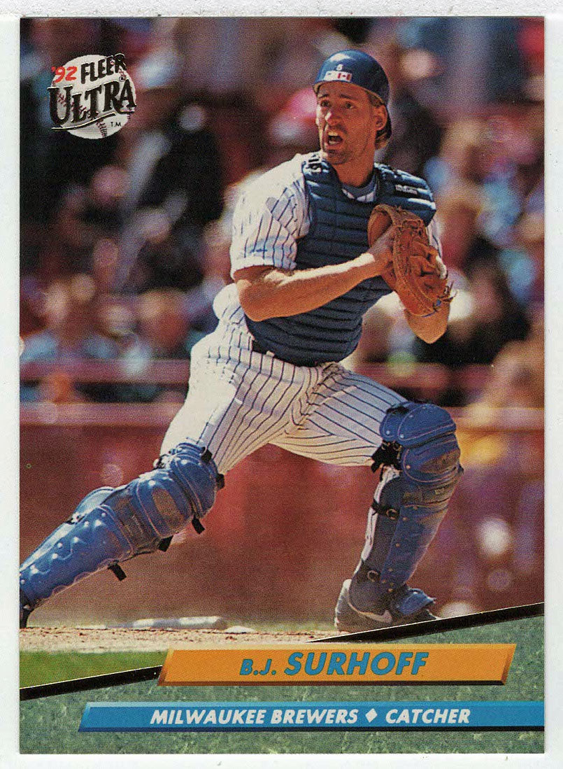 B.J. Surhoff - Milwaukee Brewers (MLB Baseball Card) 1992 Fleer Ultra –  PictureYourDreams