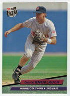 Chuck Knoblauch - Minnesota Twins (MLB Baseball Card) 1992 Fleer Ultra # 93 Mint