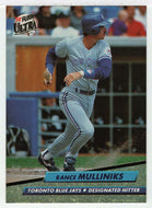 Rance Mulliniks - Toronto Blue Jays (MLB Baseball Card) 1992 Fleer Ultra # 149 Mint