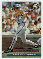 Jeff Blauser - Atlanta Braves (MLB Baseball Card) 1992 Fleer Ultra # 159 Mint
