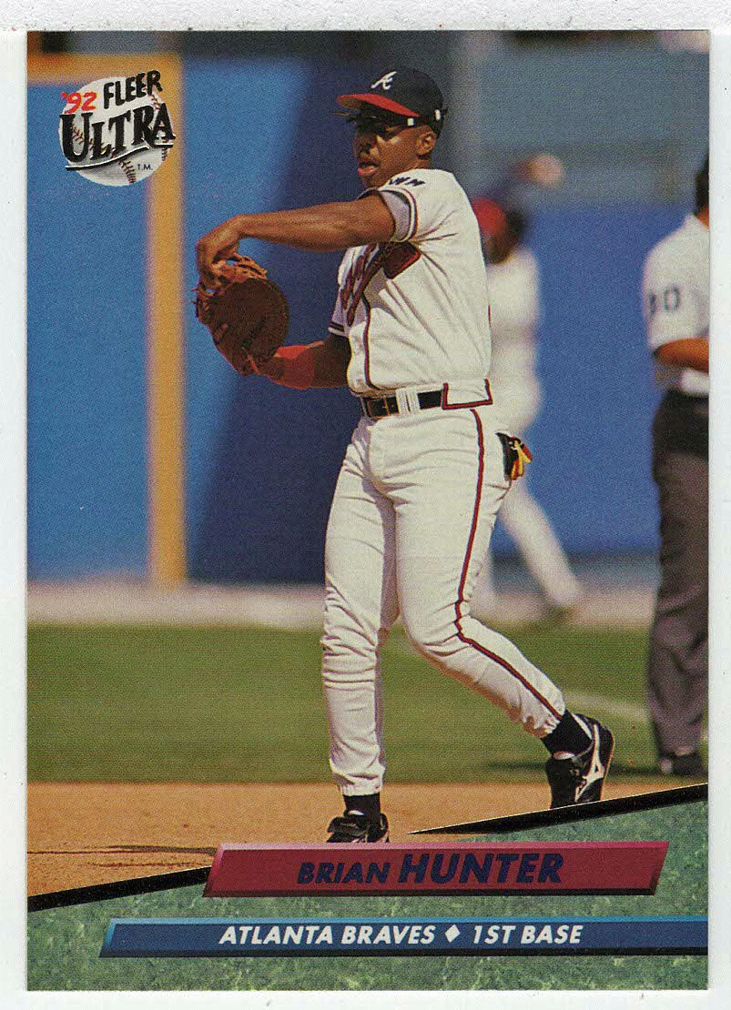 Brian Hunter - Atlanta Braves (MLB Baseball Card) 1992 Fleer Ultra # 163 Mint