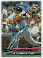 Greg Olson - Atlanta Braves (MLB Baseball Card) 1992 Fleer Ultra # 166 Mint