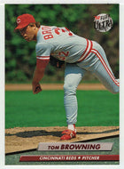 Tom Browning - Cincinnati Reds (MLB Baseball Card) 1992 Fleer Ultra # 186 Mint