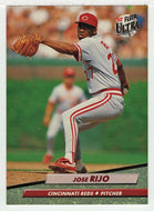 Jose Rijo - Cincinnati Reds (MLB Baseball Card) 1992 Fleer Ultra # 196 Mint