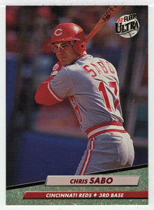 Chris Sabo - Cincinnati Reds (MLB Baseball Card) 1992 Fleer Ultra # 197 Mint