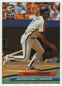 Andujar Cedeno - Houston Astros (MLB Baseball Card) 1992 Fleer Ultra # 201 Mint