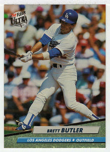 Brett Butler - Los Angeles Dodgers (MLB Baseball Card) 1992 Fleer Ultra # 209 Mint