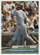 Stan Javier - Los Angeles Dodgers (MLB Baseball Card) 1992 Fleer Ultra # 212 Mint