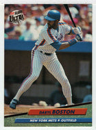 Daryl Boston - New York Mets (MLB Baseball Card) 1992 Fleer Ultra # 227 Mint