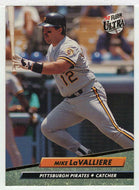 Mike LaValliere - Pittsburgh Pirates (MLB Baseball Card) 1992 Fleer Ultra # 254 Mint