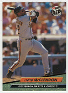 Lloyd McClendon - Pittsburgh Pirates (MLB Baseball Card) 1992 Fleer Ultra # 256 Mint