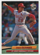 Omar Olivares - St. Louis Cardinals (MLB Baseball Card) 1992 Fleer Ultra # 266 Mint