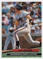 Steve Decker - San Francisco Giants (MLB Baseball Card) 1992 Fleer Ultra # 289 Mint