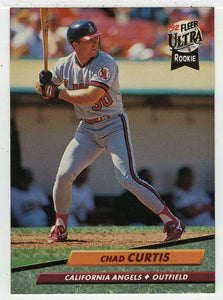 Chad Curtis RC - California Angels (MLB Baseball Card) 1992 Fleer Ultra # 323 Mint