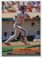 Von Hayes - California Angels (MLB Baseball Card) 1992 Fleer Ultra # 326 Mint