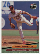 Mark Langston - California Angels (MLB Baseball Card) 1992 Fleer Ultra # 327 Mint
