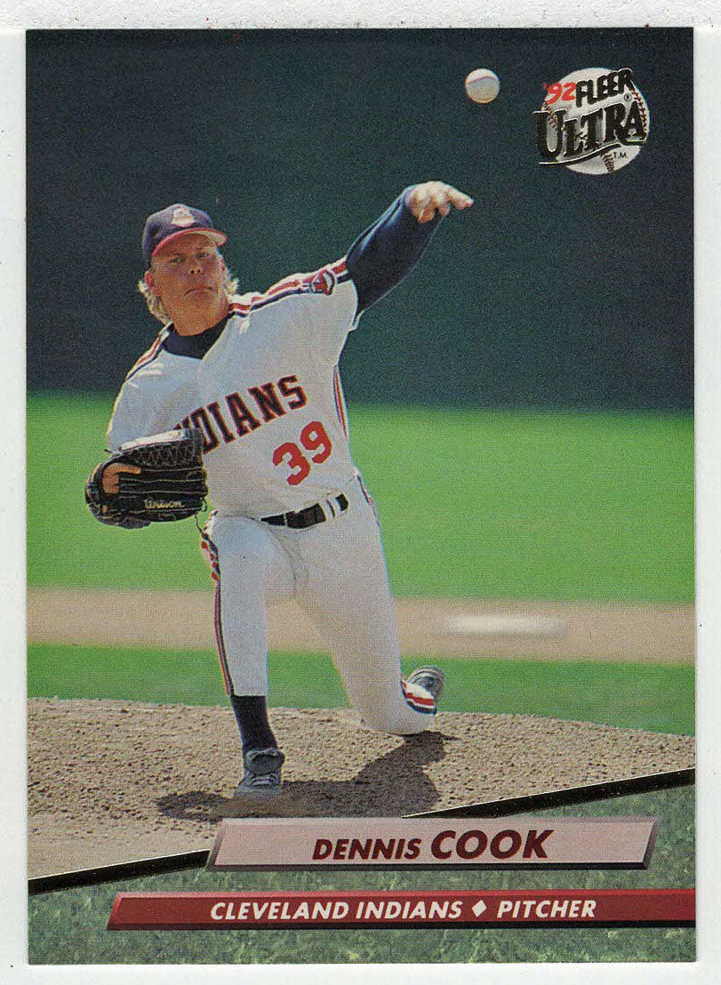 Dennis Cook - Cleveland Indians (MLB Baseball Card) 1992 Fleer Ultra # 346 Mint