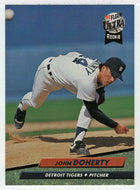 John Doherty RC - Detroit Tigers (MLB Baseball Card) 1992 Fleer Ultra # 360 Mint