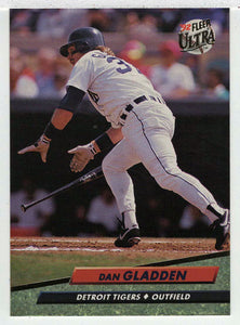 Dan Gladden - Detroit Tigers (MLB Baseball Card) 1992 Fleer Ultra # 361 Mint