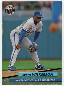 Curtis Wilkerson - Kansas City Royals (MLB Baseball Card) 1992 Fleer Ultra # 377 Mint