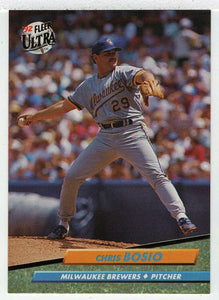 Chris Bosio - Milwaukee Brewers (MLB Baseball Card) 1992 Fleer Ultra # 379 Mint