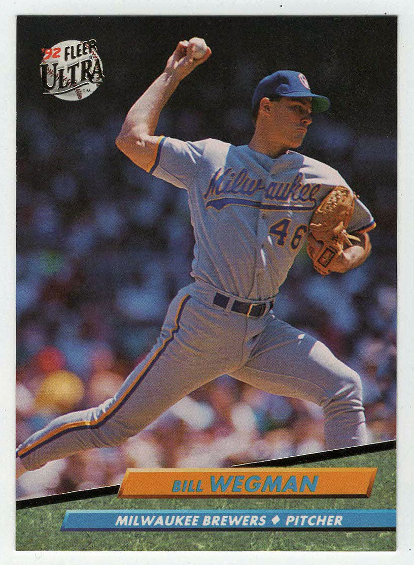 Bill Wegman - Milwaukee Brewers (MLB Baseball Card) 1992 Fleer Ultra # 392 Mint